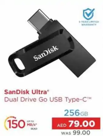 Lulu Hypermarket SanDisk Ultra Dual Drive Go USB Type-CTM offer
