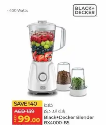 Lulu Hypermarket Black+Decker Blender BX4000-B5 offer