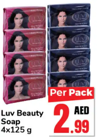 Day To Day Luv Beauty Soap 99 4x125 g offer