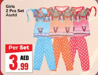 Day To Day Girls 2 Pcs Set Asstd offer