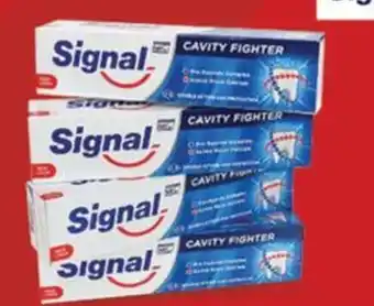Lulu Hypermarket Signal toothpaste cavity fighter 75ml x 4 offer