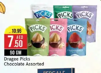 West Zone Supermarket Dragee Picks Chocolate Assorted 90gm offer