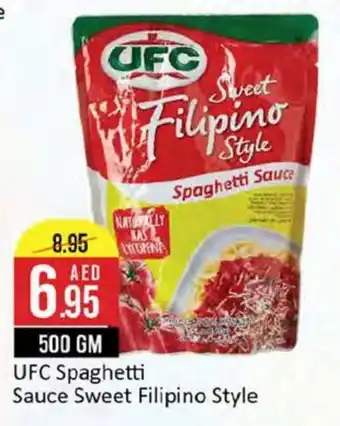 West Zone Supermarket UFC Spaghetti Sauce Sweet Filipino Style 500gm offer
