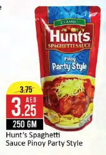 West Zone Supermarket Hunt's Spaghetti Sauce Pinoy Party Style 250gm offer
