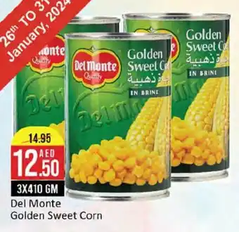 West Zone Supermarket Del Monte Golden Sweet Corn 3 x 410gm offer