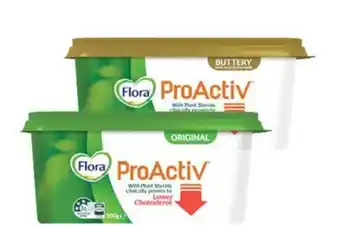 Lulu Hypermarket Flora pro active spread original/buterry 500gm per pc offer