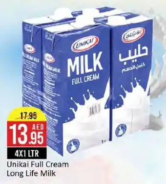 West Zone Supermarket Unikai Full Cream Long Life Milk 4 x 1Ltr offer