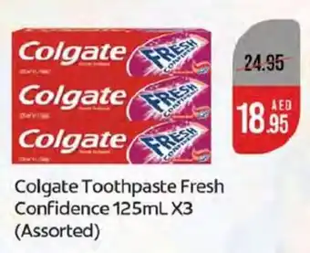 West Zone Supermarket Colgate Toothpaste Fresh Confidence 125mL x 3 (Assorted) offer