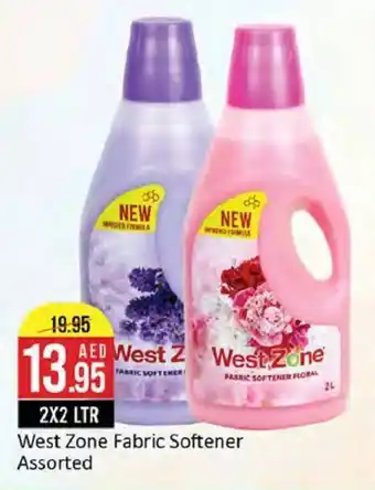 West Zone Supermarket West Zone Fabric Softener Assorted 2 x 2Ltr offer