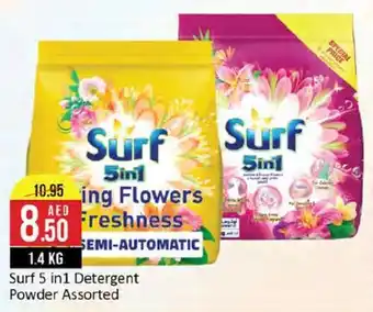 West Zone Supermarket Surf 5 in1 Detergent Powder Assorted 1,4kg offer