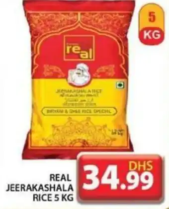 Grand Hyper Market Real Jeerakashala Rice 5kg offer