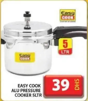 Grand Hyper Market EASY COOK ALU PRESSURE COOKER 5LTR offer