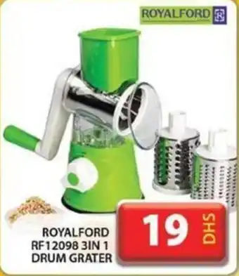 Grand Hyper Market ROYALFORD RF12098 3IN 1 DRUM GRATER offer