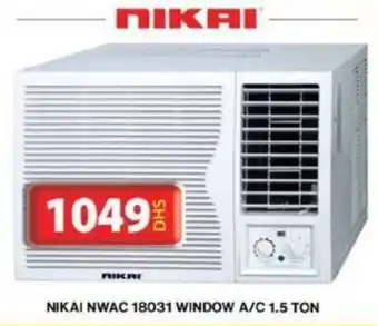 Grand Hyper Market NIKAI NWAC 18031 WINDOW A/C 1.5 TON offer