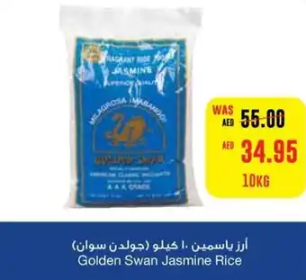 Abu Dhabi Coop Golden Swan Jasmine Rice 10kg offer