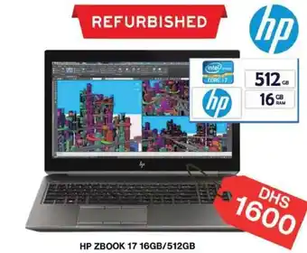 Grand Hyper Market Hp Zbook 17 16GB/512GB offer