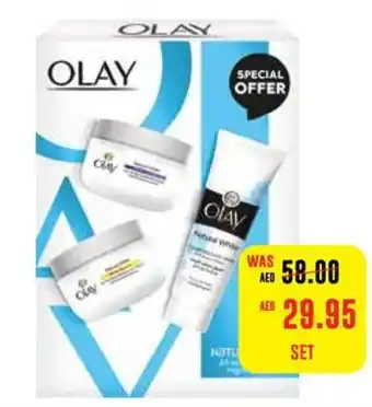 Abu Dhabi Coop Olay fiarness day + night cream + face wash offer