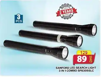 Grand Hyper Market Sanford LED Search light 3in1 Combo offer