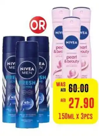 Abu Dhabi Coop Nivea deo spray offer