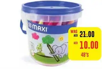 Abu Dhabi Coop Maxi jumbo wax crayons offer