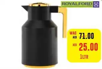 Abu Dhabi Coop Royalford vacuum flask double wall aaira 1ltr offer