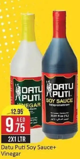 West Zone Supermarket Datu Puti Soy Sauce+Vinegar 2x1L offer