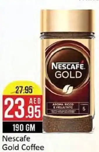 West Zone Supermarket Nescafe Gold Coffee 190gm offer