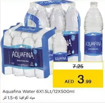 Nesto Aquafina Water 6X1.5Lt/12X500ml offer
