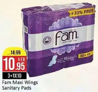 West Zone Supermarket Fam Maxi Wings Sanitary Pads offer