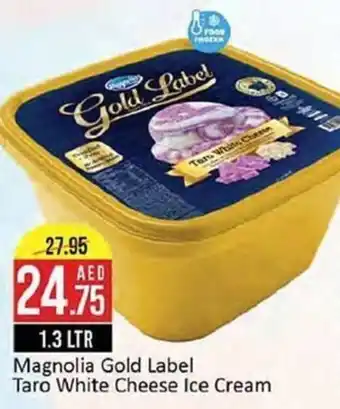 West Zone Supermarket Magnolia Gold Label Taro White Cheese Ice Cream offer