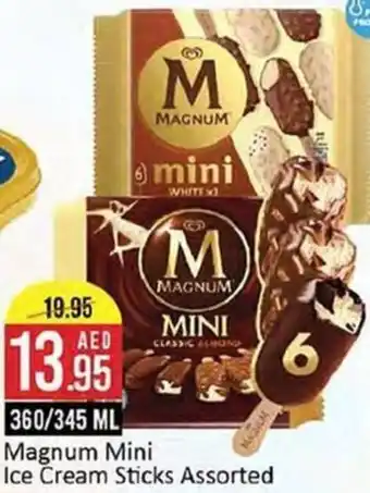 West Zone Supermarket Magnum Mini Ice Cream Sticks offer