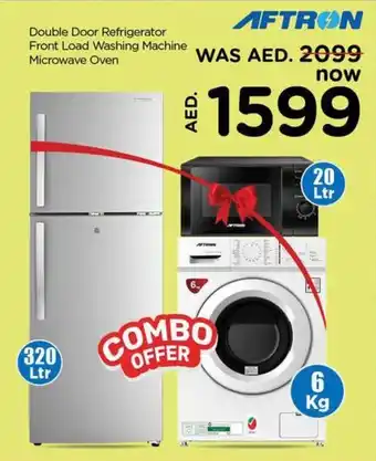 Nesto Double Door Refrigerator Front Load Washing Machine Microwave Oven offer