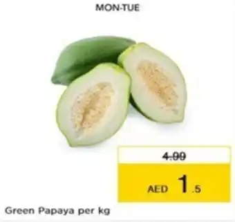 Nesto Green Papaya per kg offer