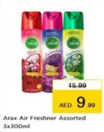 Nesto Arax Air Freshner Assorted 3x300ml offer