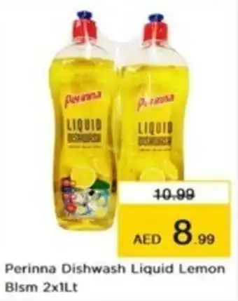 Nesto Perinna Dishwash Liquid Lemon Blsm 2x1Lt offer