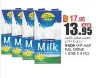 KM Trading NADA UHT MILK FULL CREME 1 LITRE X 4 PCS offer