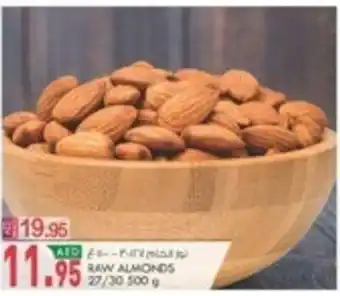 KM Trading RAW ALMONDS 27/30 500 g offer