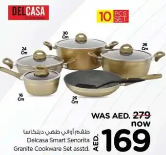 Nesto Delcasa Smart Senorita Granite Cookware Set asstd. offer