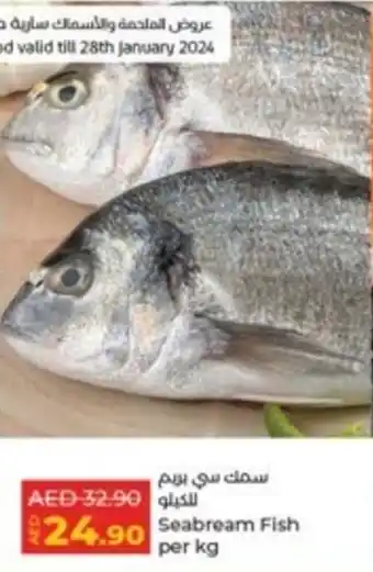 Lulu Hypermarket Seabream Fish per kg offer