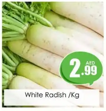 Amber White Radish /Kg offer