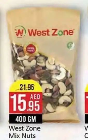 West Zone Supermarket West Zone Mix Nuts 400gm offer