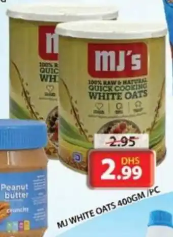 Grand Hyper Market MJ WHITE OATS 400GM/PC offer
