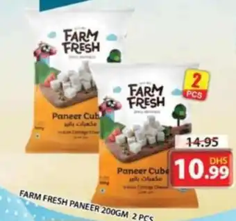 Grand Hyper Market FARM FRESH PANEER 200GM 2 PCS offer