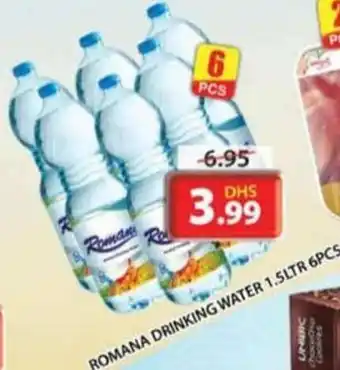 Grand Hyper Market ROMANA DRINKING WATER 1.5LTR 6PCS offer