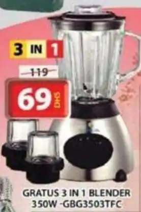 Grand Hyper Market GRATUS 3 IN 1 BLENDER 350W-GBG3503TFC offer