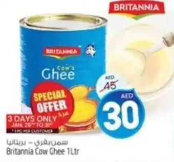 Safari Hypermarket Britannia Cow Ghee 1 Ltr offer