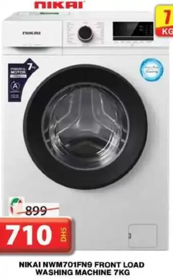 Grand Hyper Market Nikai nwm701fm9 front load washing machine 7kg offer