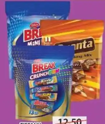 Grand Hyper Market Tiffany chocolate / break minifun / quanta mini snacking mix bars offer