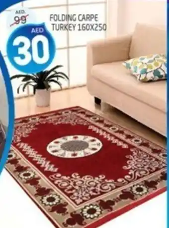 Safari Hypermarket FOLDING CARPE TURKEY 160X250 offer