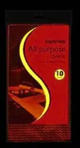 Choithrams Supervalu all purpose cloths 10 pcs offer